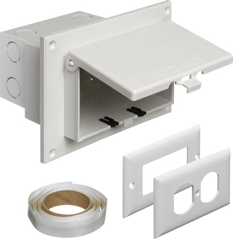 electrical component enclosure wall mount|wall mount electrical outlet box.